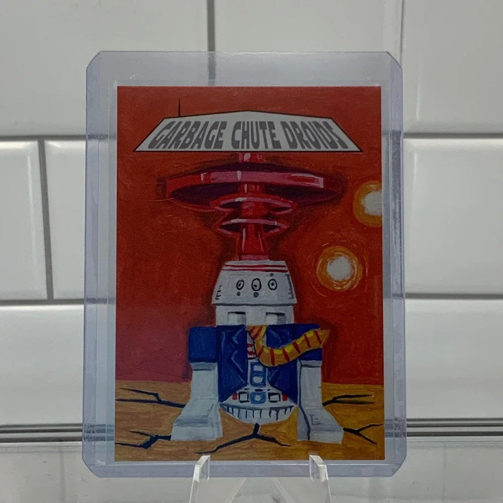 Garbage Chute Droids Revenge of the Droids POP-1 Reproduced Sketch Eddie Rhodes